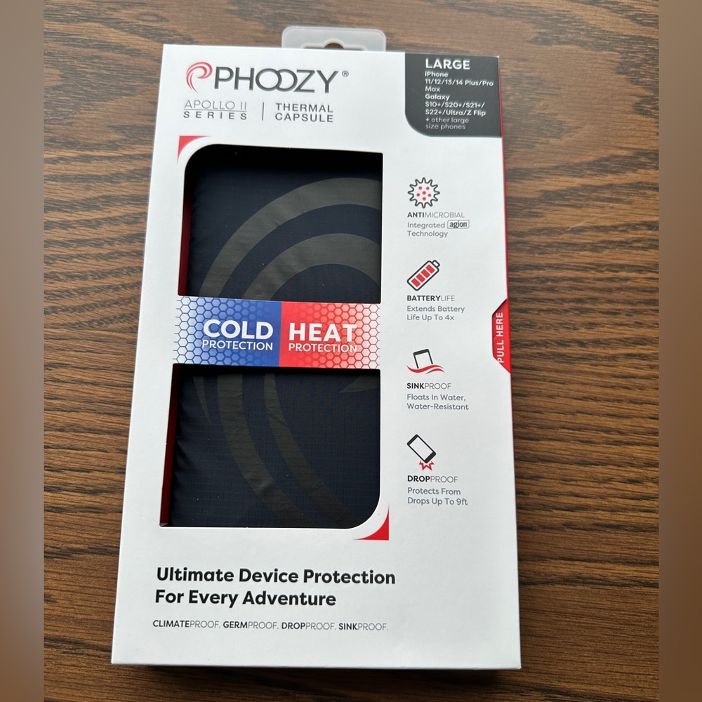 The Apollo II + Antimicrobial Thermal Capsule new with tags. large size.